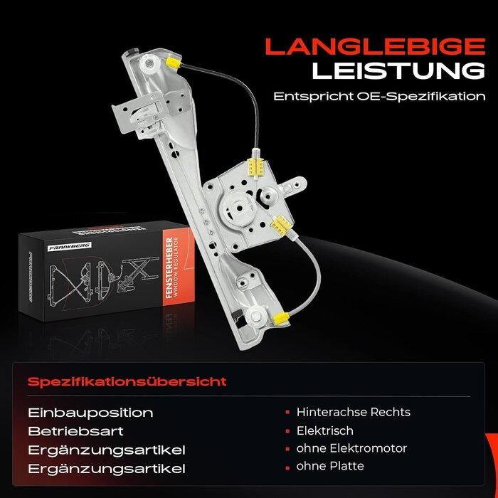 Elektrischer Fensterheber hinten rechts Peugeot 308 I - 33% Rabatt