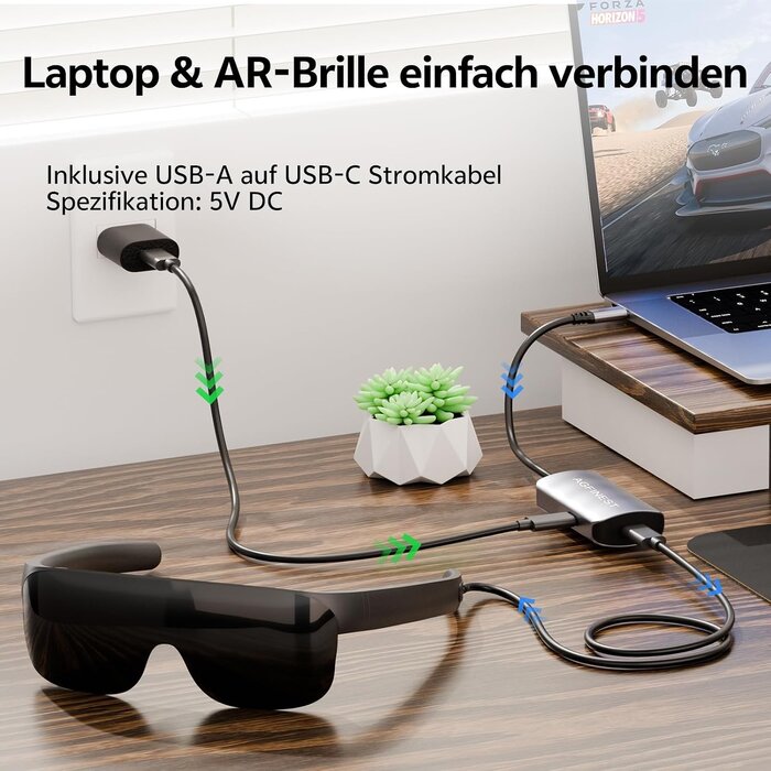HDMI zu USB-C Adapter 4K 60Hz für AR-Brillen - 30% Rabatt