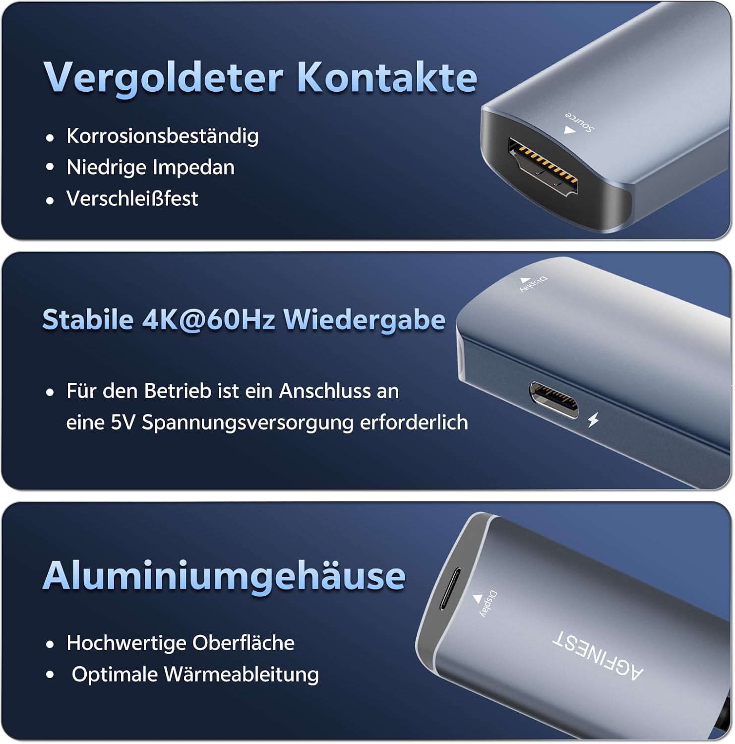 HDMI zu USB-C Adapter 4K 60Hz für AR-Brillen - 30% Rabatt