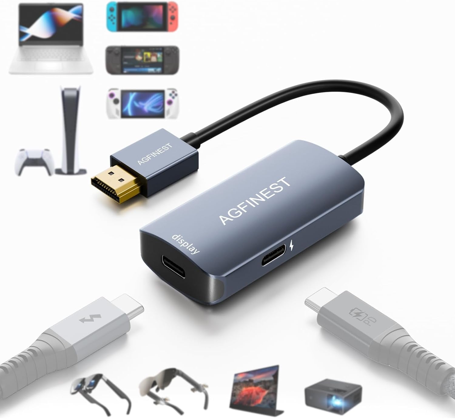 HDMI zu USB-C Adapter 4K 60Hz für AR-Brillen - 30% Rabatt
