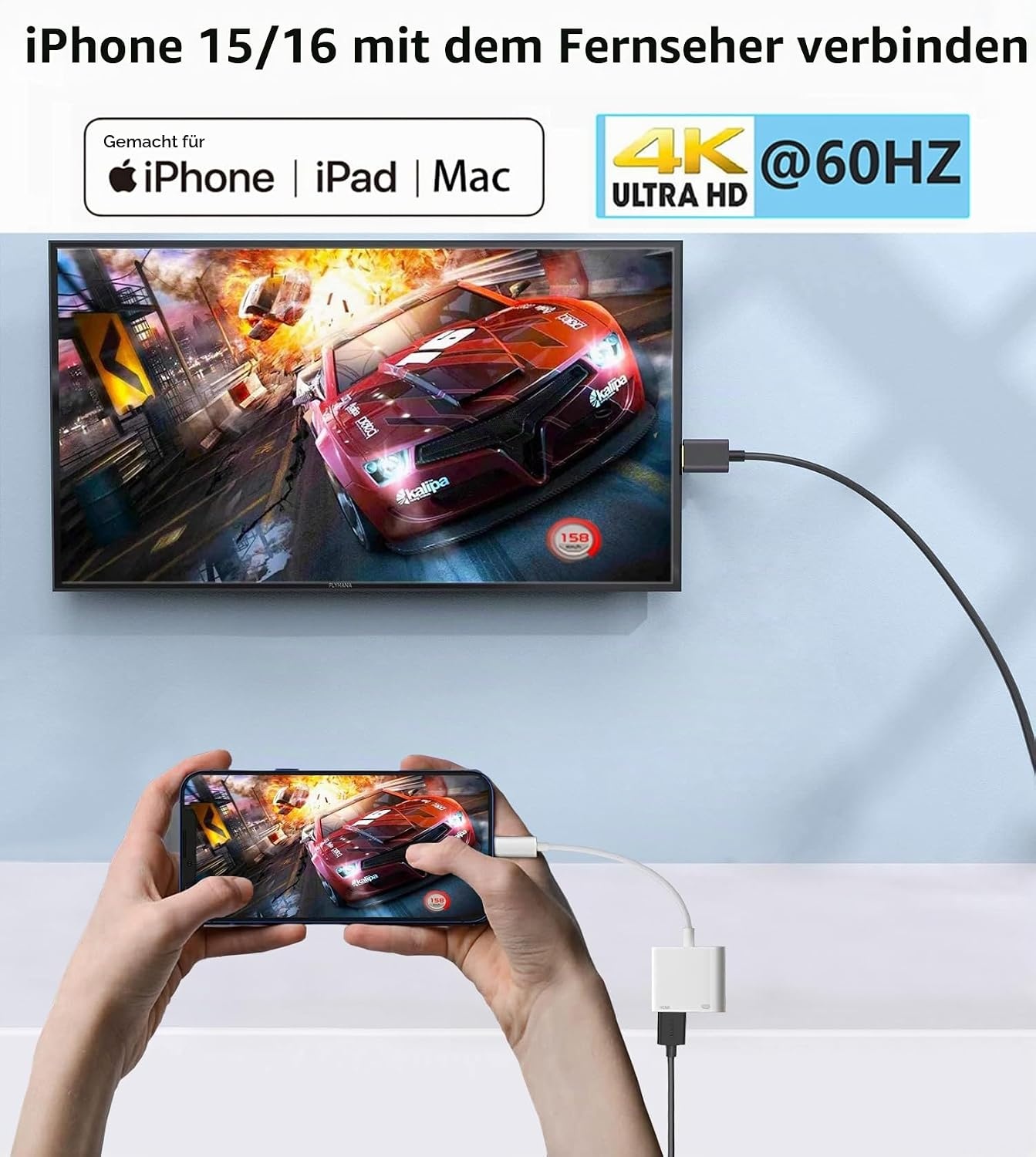USB-C auf HDMI Adapter 4K 60Hz 100W PD - 25% Rabatt