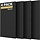 Akustikpaneel Set 120x60cm, 4er-Pack, Schwarz - 34% Rabatt