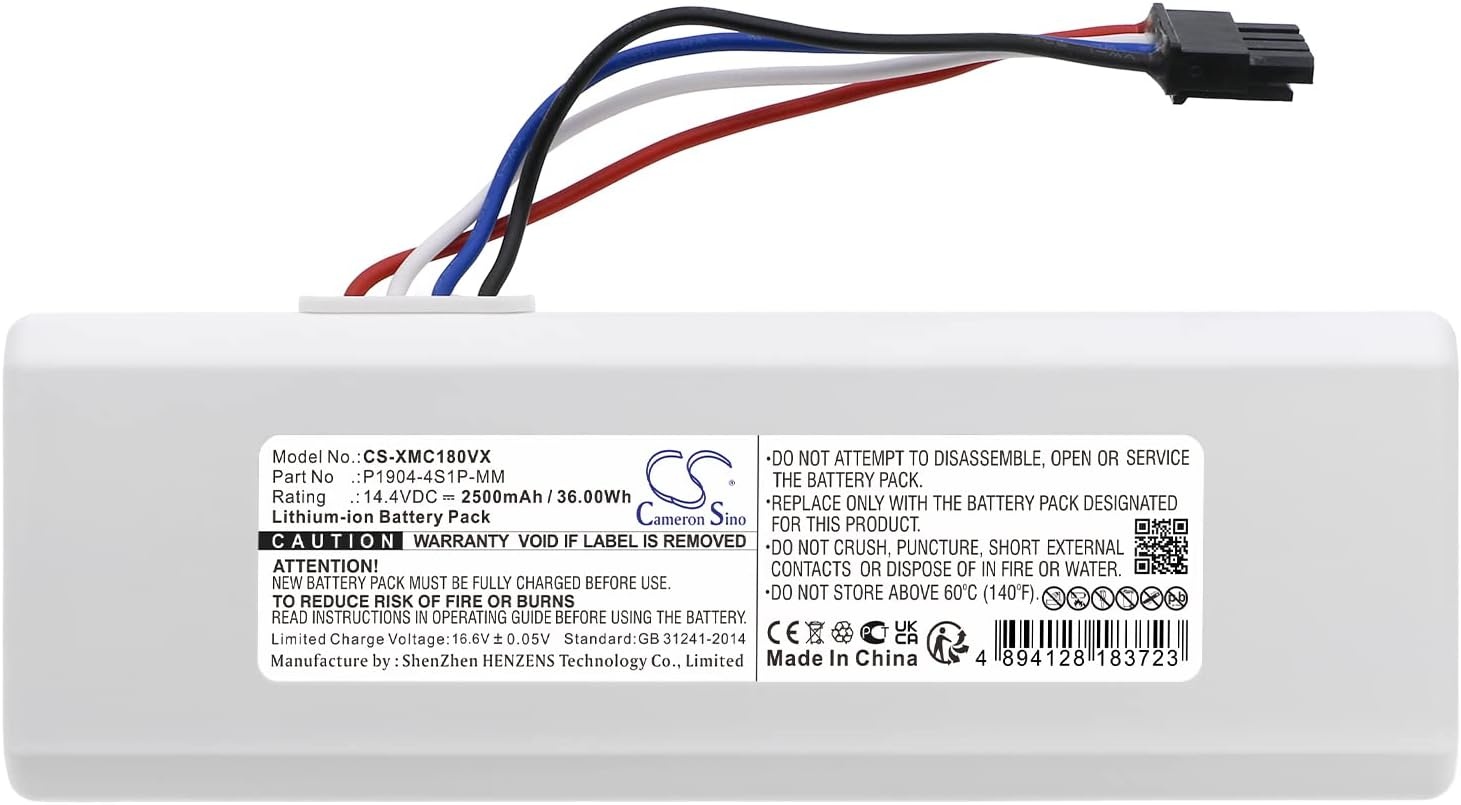 Ersatzakku für Saugroboter 2500mAh 14,4V, 32% Rabatt