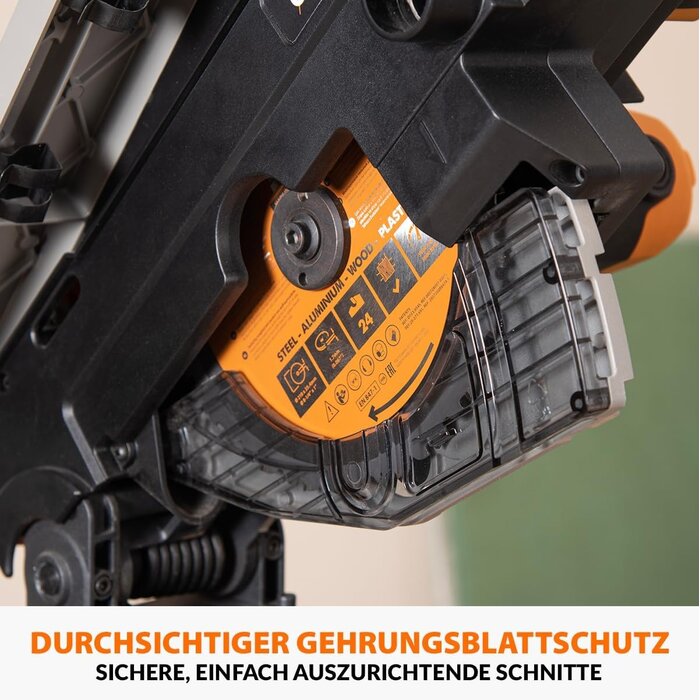 Hybrid-Tisch- und Gehrungssäge 1500W - 35% Rabatt