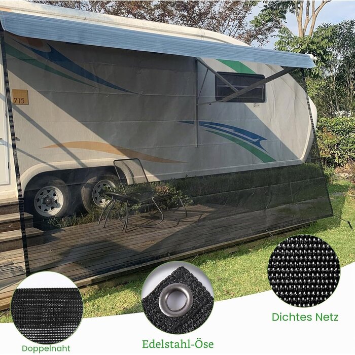 Camper Seitenwand Sonnenschutz 244 x 305 cm - 33% Rabatt