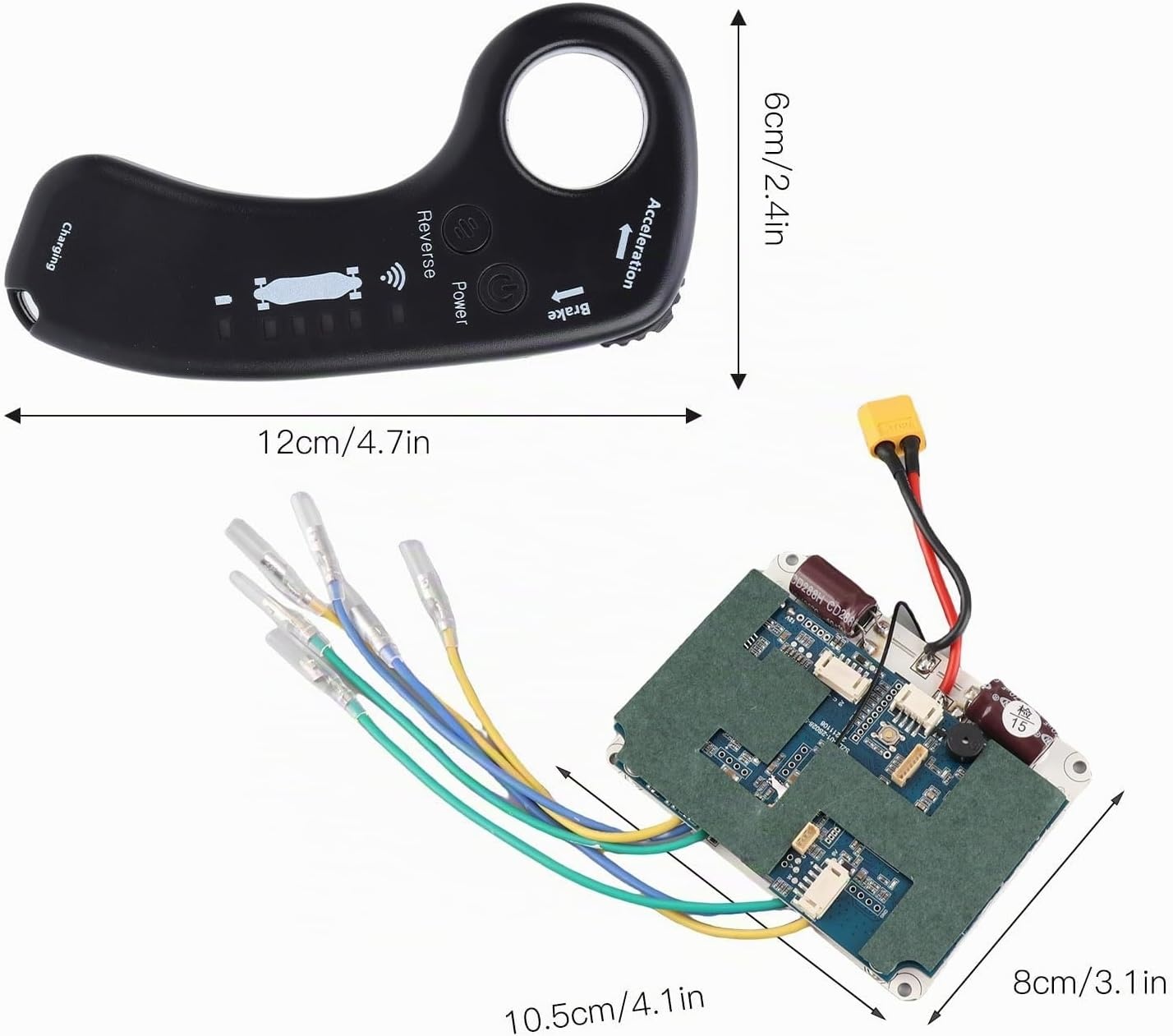 Elektrisches Skateboard Controller-Set 1300W mit Fernbedienung - 34% Rabatt