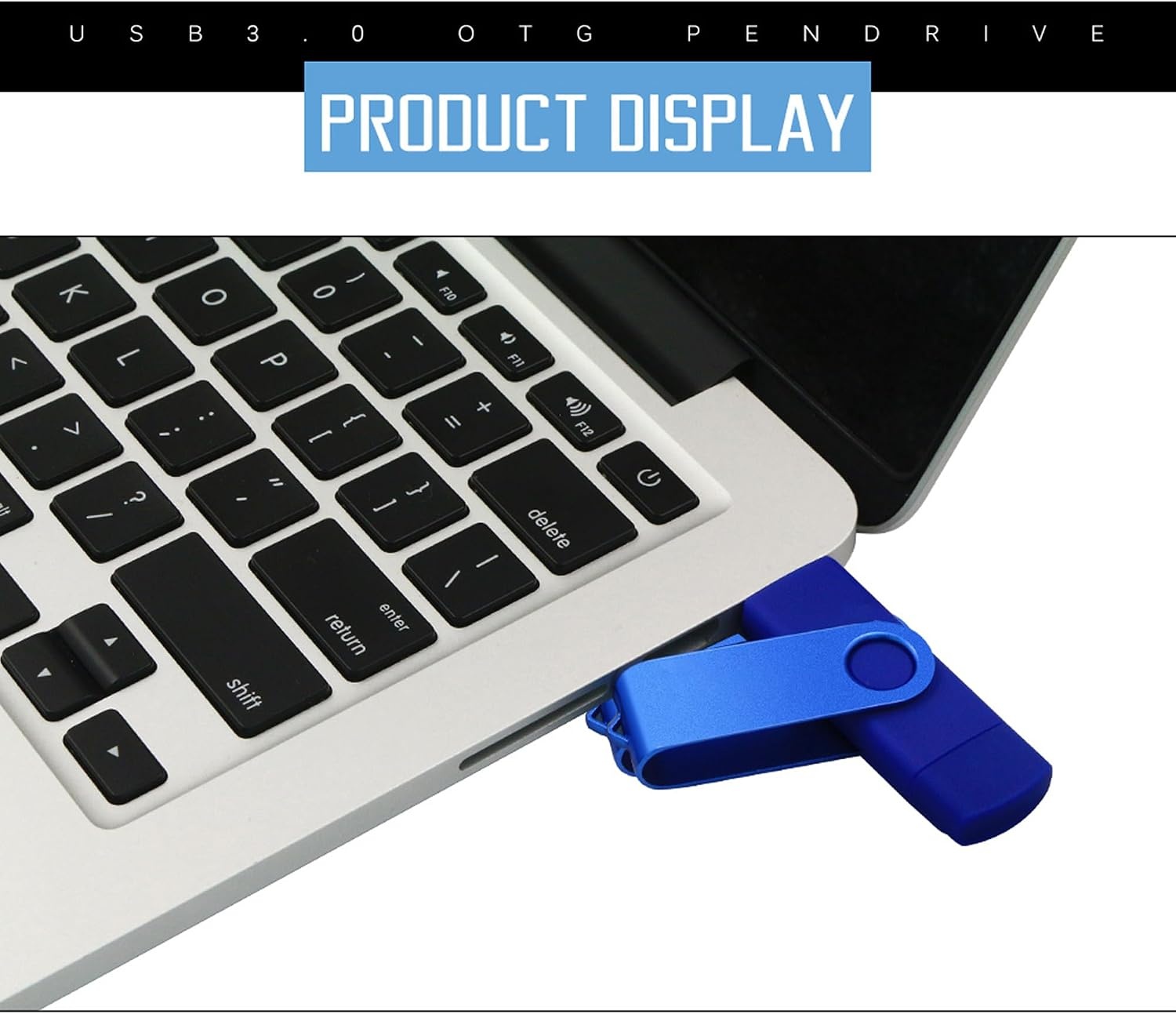 512 GB USB-Stick Dual-Anschluss Typ-C & USB 2.0 Blau - 31% Rabatt