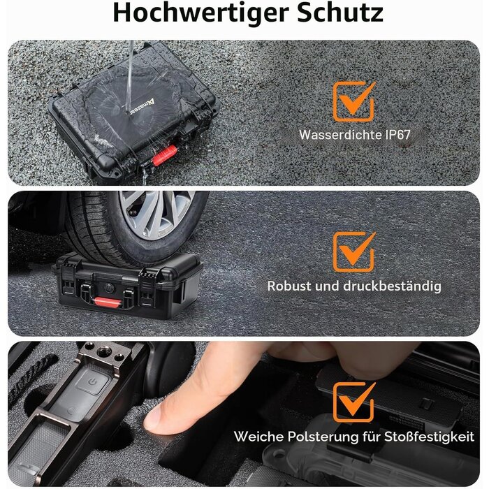 Robuster Koffer für Actionkameras - 32% Rabatt auf Retourenware