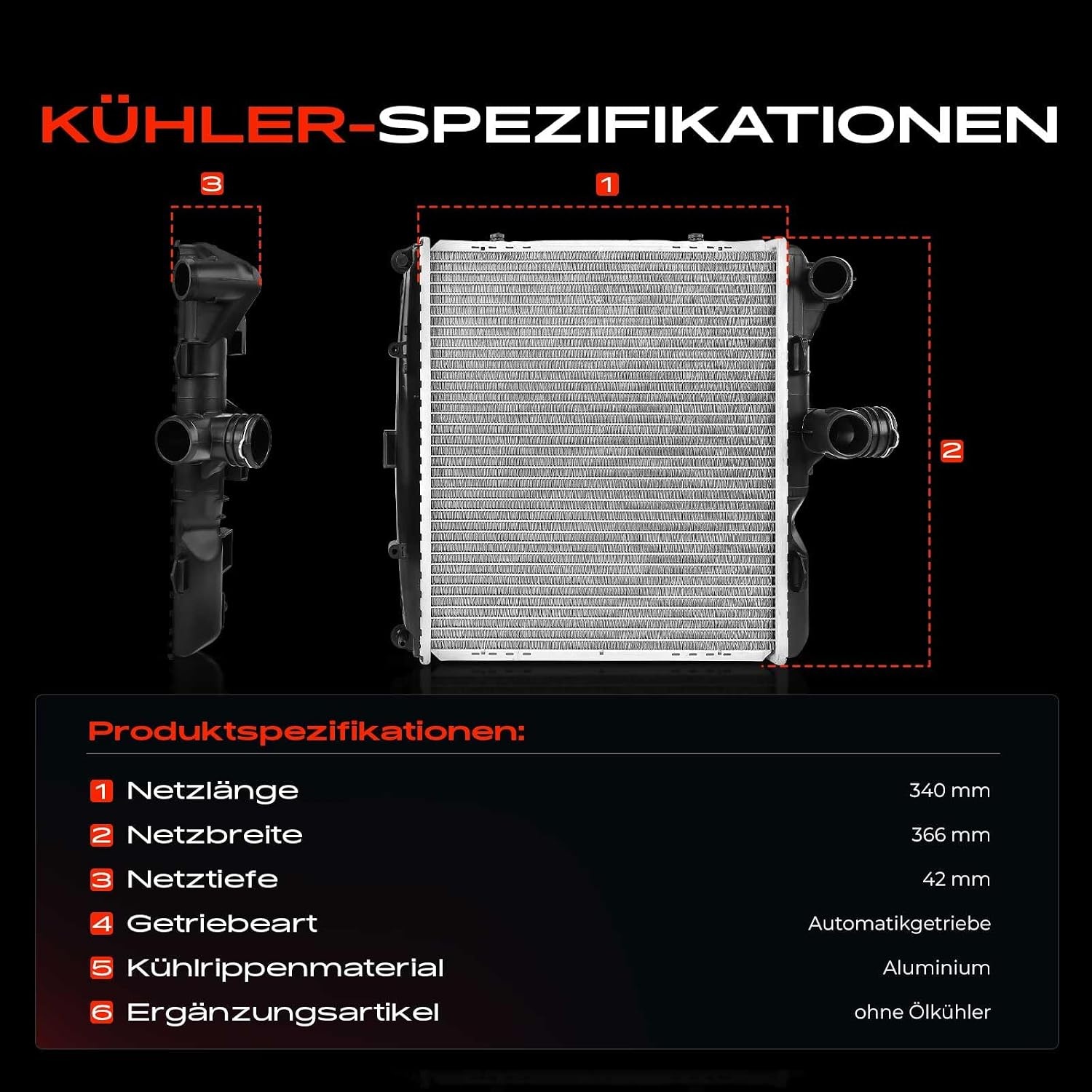 Motorkühler Porsche 911 997 & Boxster 987 - 35% Rabatt