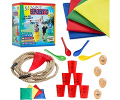 6-in-1 Outdoor-Spieleset für die ganze Familie - 41% Rabatt