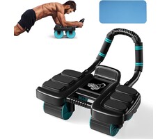 4-Rad Bauchtrainer mit automatischer Rückholung - 42% Rabatt