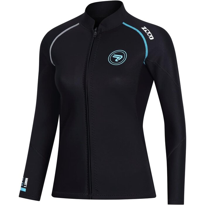 Neopren-Wetsuit-Top Herren, 1,5 mm, Schwarz, Größe L - 31% Rabatt