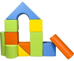 Viking Choice 11-tlg. Schaumstoff-Spielbausteine - Bunte Bausteine für Kinder - 46% Rabatt