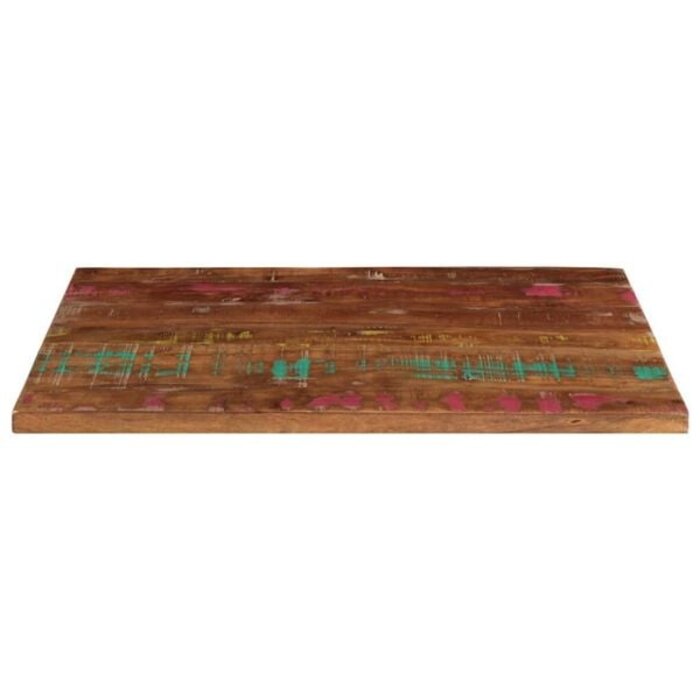 Vidaxl Tischplatte Massives Altholz 70x50x3,8 cm - 34% Rabatt