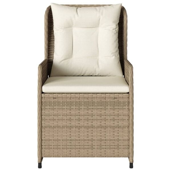 Verstellbarer Polyrattan Gartenstuhl 2er-Set - 30% Rabatt