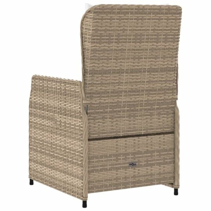 Verstellbarer Polyrattan Gartenstuhl 2er-Set - 30% Rabatt