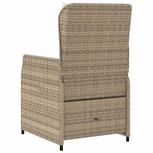Verstellbarer Polyrattan Gartenstuhl 2er-Set - 30% Rabatt