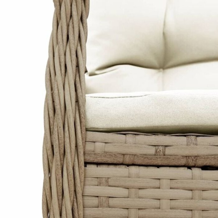 Verstellbarer Polyrattan Gartenstuhl 2er-Set - 30% Rabatt