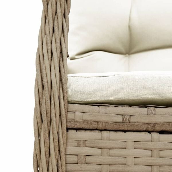 Verstellbarer Polyrattan Gartenstuhl 2er-Set - 30% Rabatt