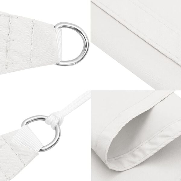Sonnensegel 4x7 m Rechteck Weiß - Ausgepackt: 34% Rabatt