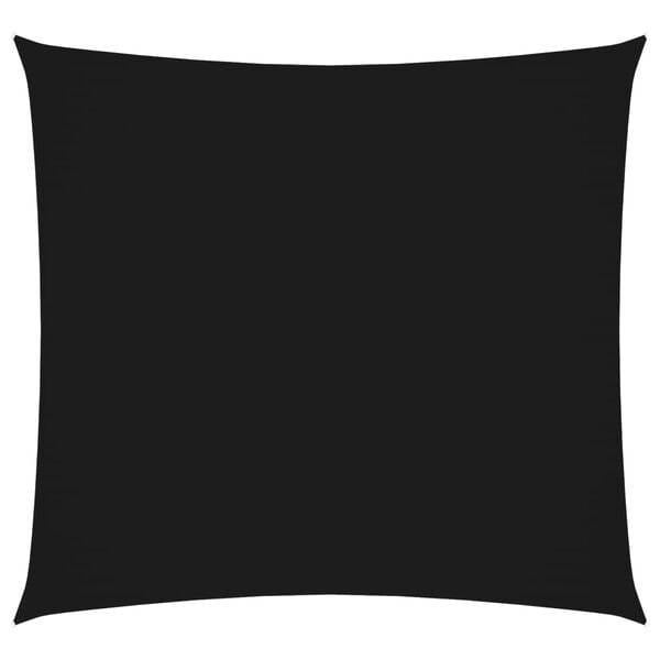 Quadratisches Sonnensegel 5x5 m - Schwarz - 34% Rabatt
