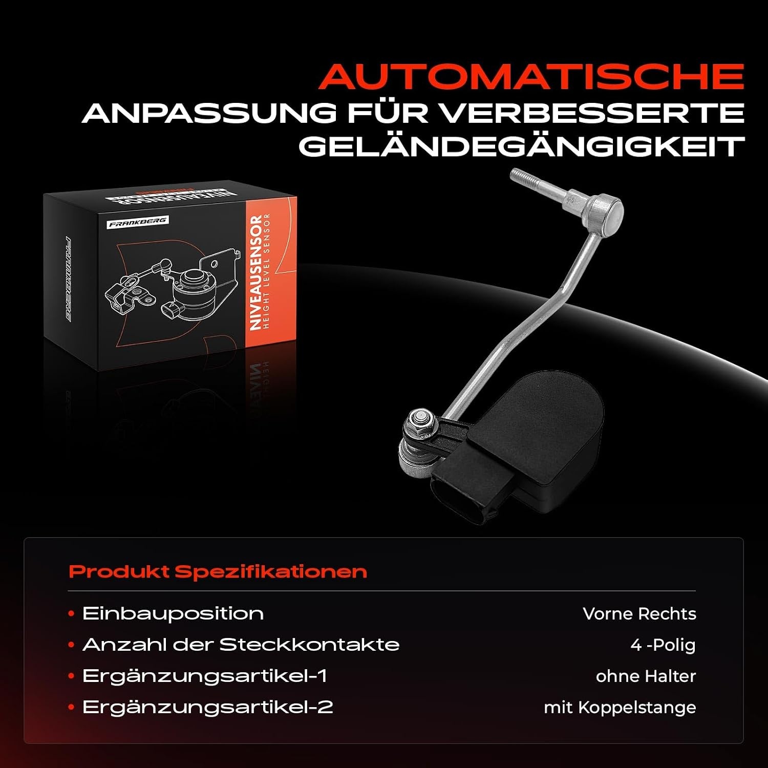 Niveausensor für Bentley Continental Vorne Rechts - 32% Rabatt