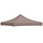 Partyzeltdach 3x3 m Taupe, 270 g/m² - Ersatzdach, 32% Rabatt