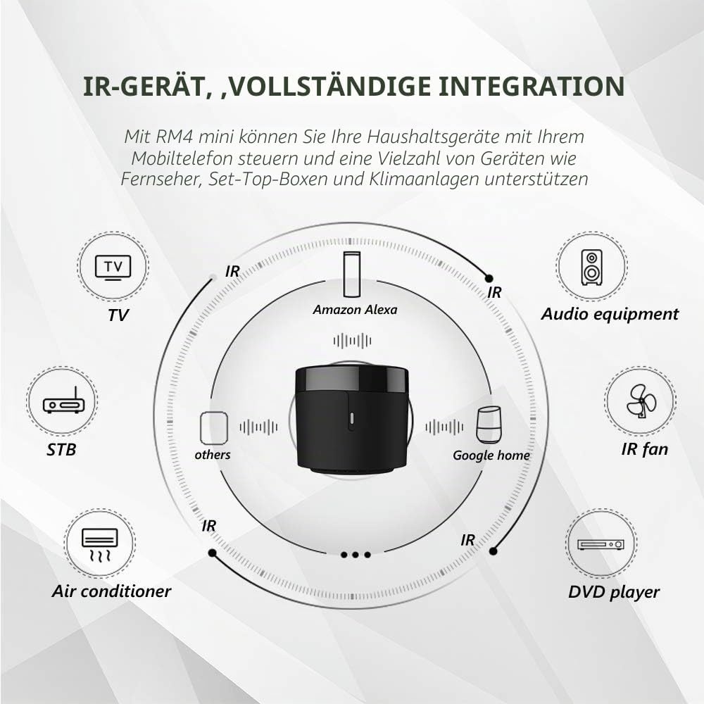 Smarte Universal-IR-Fernbedienung - 31% Rabatt für Ihr intelligentes Zuhause