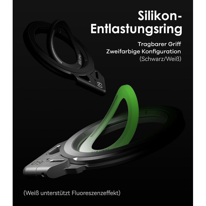MagSafe Handy Ringhalter & Ständer - 32% Rabatt - Schwarz
