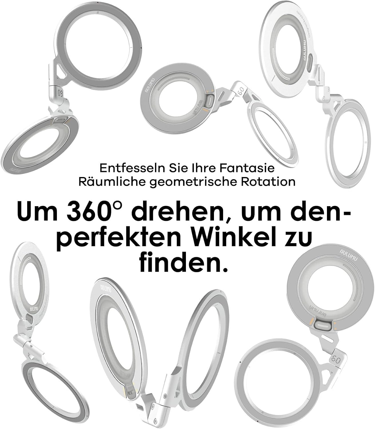 MagSafe Handy Ringhalter & Ständer - 32% Rabatt - Schwarz