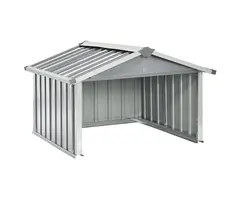 Vidaxl Mähroboter-Garage aus Stahl, 92x97x63 cm, Grau - 45% Rabatt