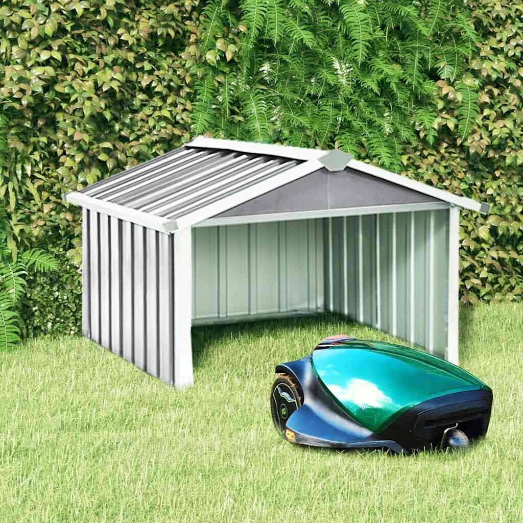 Mähroboter-Garage 92x97x63 cm aus verzinktem Stahl - 34% Rabatt