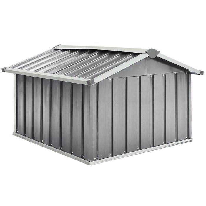 Mähroboter-Garage 92x97x63 cm aus verzinktem Stahl - 34% Rabatt