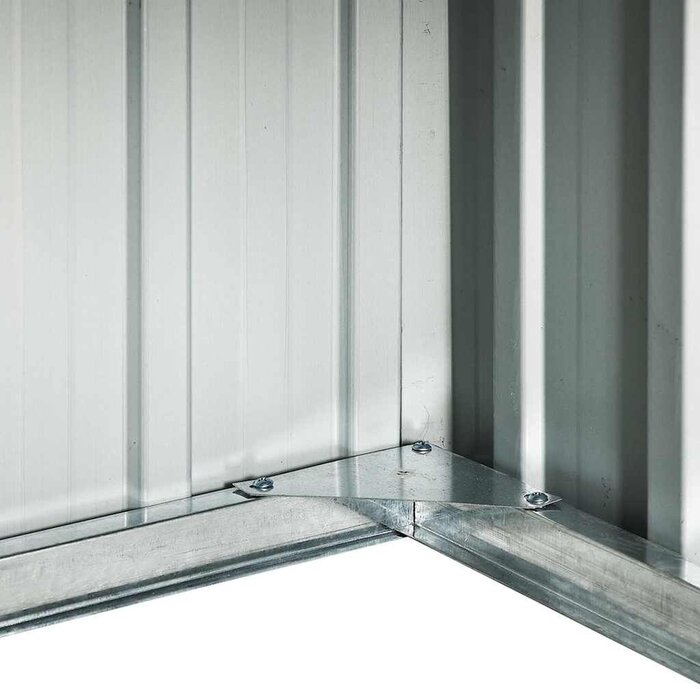 Mähroboter-Garage 92x97x63 cm aus verzinktem Stahl - 34% Rabatt