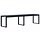 Gartenbank 180 cm, schwarz, aus PS-Platte & Eisen - 35% Rabatt