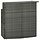 Garten-Bartisch Poly-Rattan 120x55x110cm - Grau - 35% Rabatt