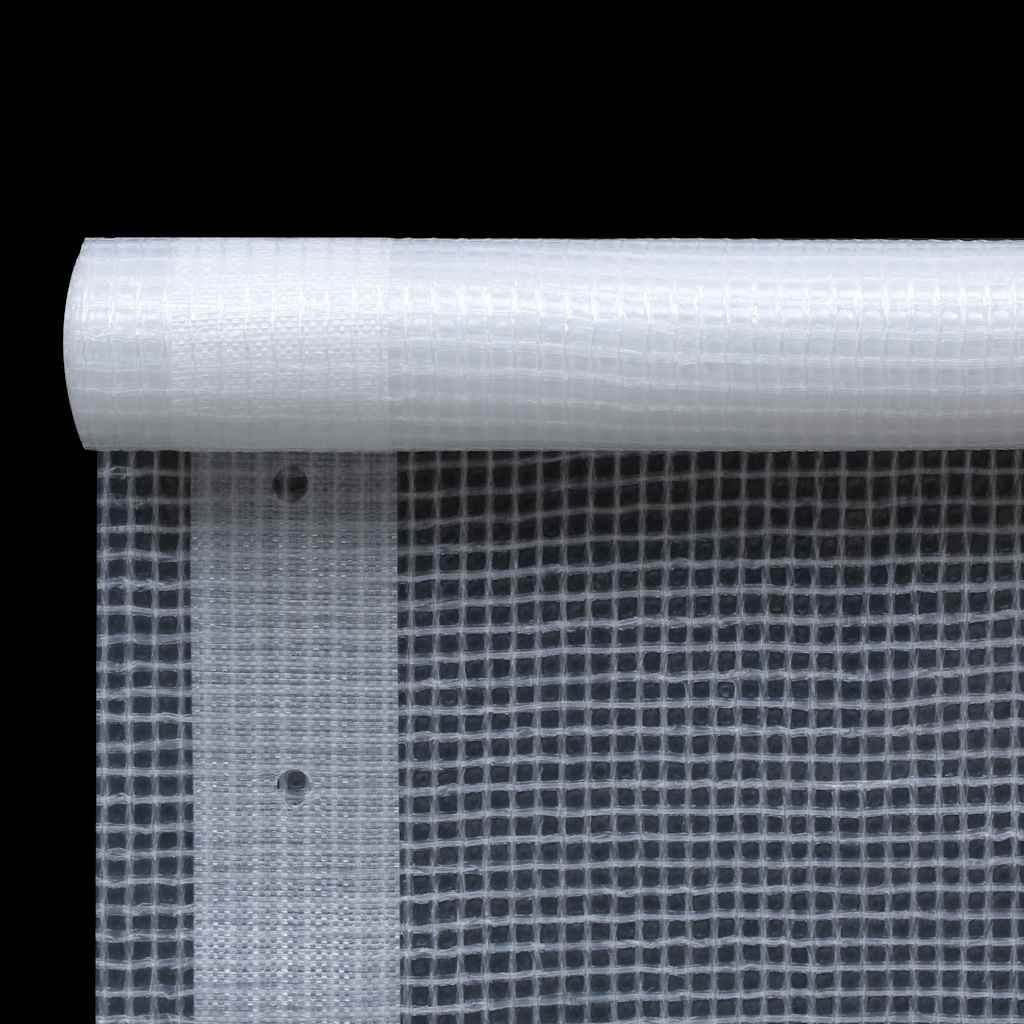 Gewebearmierte Gewebeplane 2 x 4 m weiß - 31% Rabatt