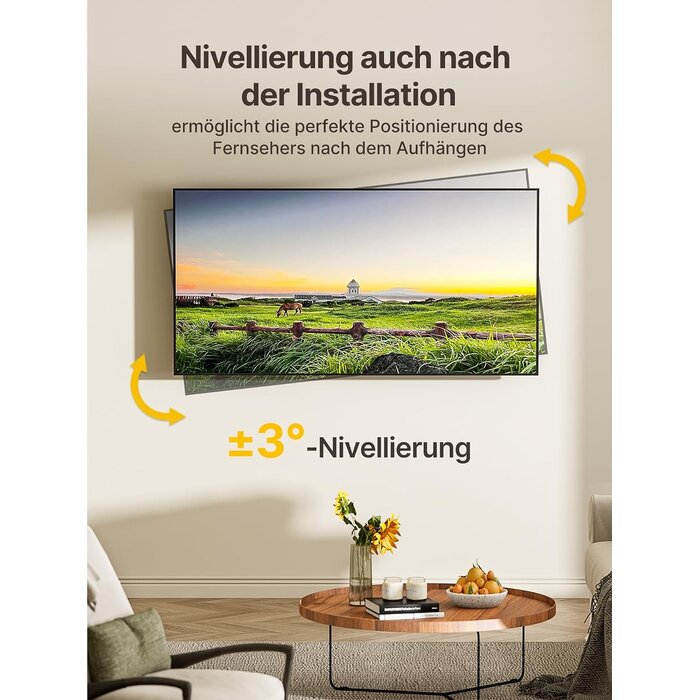 Extralange TV-Wandhalterung, 23-65 Zoll, schwenkbar, 34% Rabatt