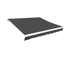 Vidaxl Ersatz-Markisentuch 600x300 cm Anthrazit - 46% Rabatt