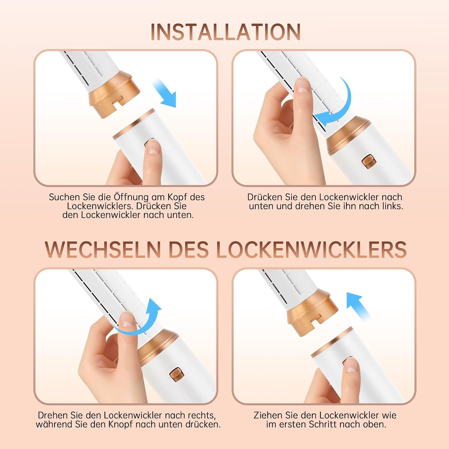 5-in-1 Warmluftbürste 1000W - 32% Rabatt auf ausgepacktes Einzelstück