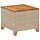 Gartentisch aus Polyrattan & Akazie 45x45 cm - 33% Rabatt