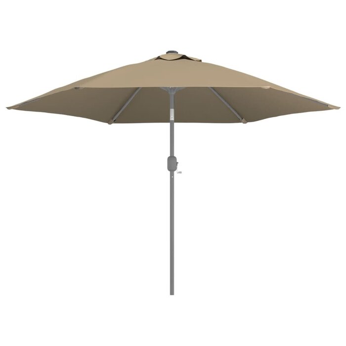 Sonnenschirm-Ersatzbespannung 300 cm, Taupe - 31% Rabatt