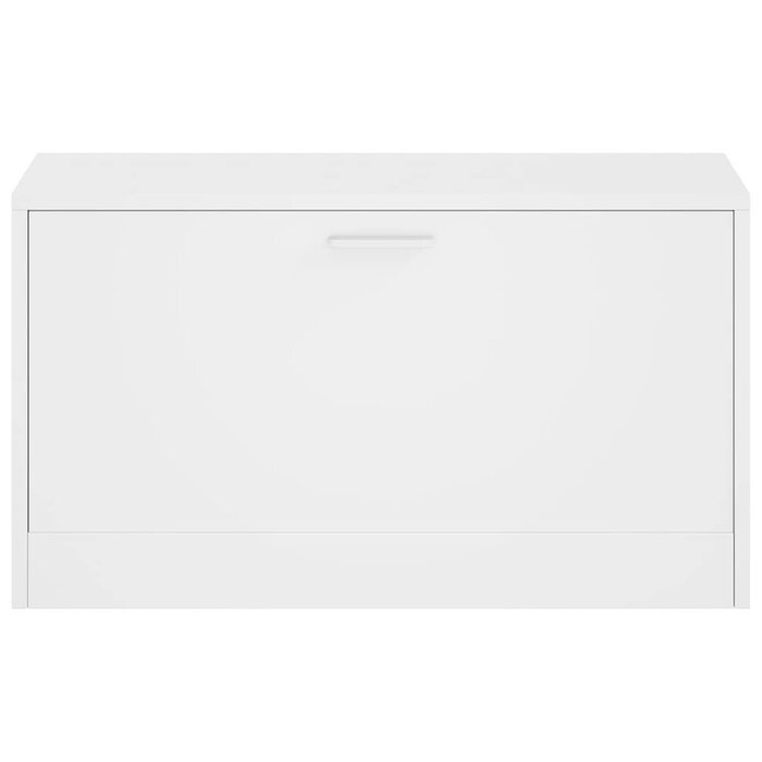 Schuhschrank weiß 80x24x45cm mit Sitzfläche - 35% Rabatt