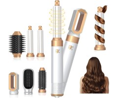 6-in-1 Warmluftbürste Haarstyling-Set - 44% Rabatt auf Retourenware