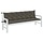 Gartenbankauflagen 2er-Set 200x50x7 cm Dunkelgrau - 34% Rabatt