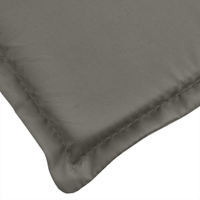 Gartenbankauflagen 2er-Set 200x50x7 cm Dunkelgrau - 34% Rabatt