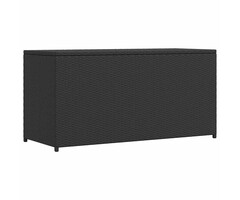 Vidaxl Gartenbox 120x50x60 cm Poly-Rattan Schwarz - 47% Rabatt