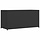 Gartenbox Poly-Rattan 120x50x60 cm Schwarz - 35% Rabatt