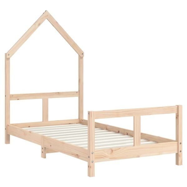 Kinderbett 80x160 cm Hausbett aus Kiefernholz - 34% Rabatt