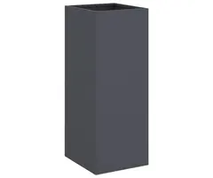 Vidaxl Pflanzkübel aus Stahl Anthrazit 32x29x75 cm - 45% Rabatt
